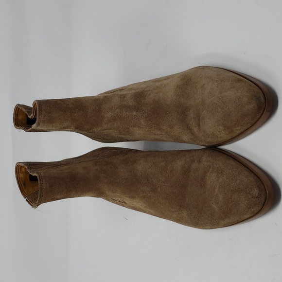 rag & bone Shoes - RAG & BONE Rover Chelsea GORES Boot BLOCK HEEL camel suede 38.5